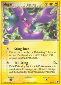 Gligar δ – Rare