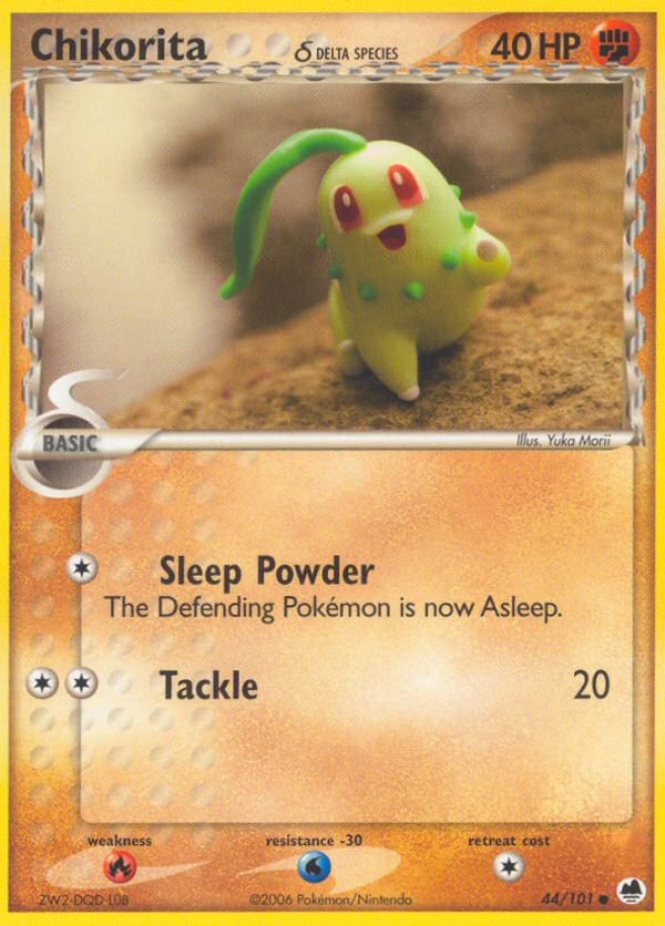 Chikorita δ – Common – Dragon Frontiers
