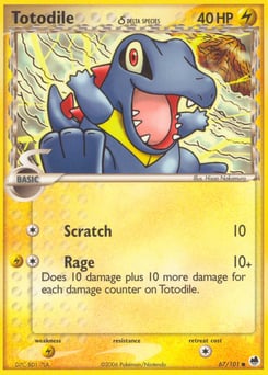 Totodile δ – Common