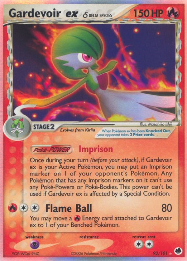 Gardevoir ex δ – Rare Holo EX – Dragon Frontiers