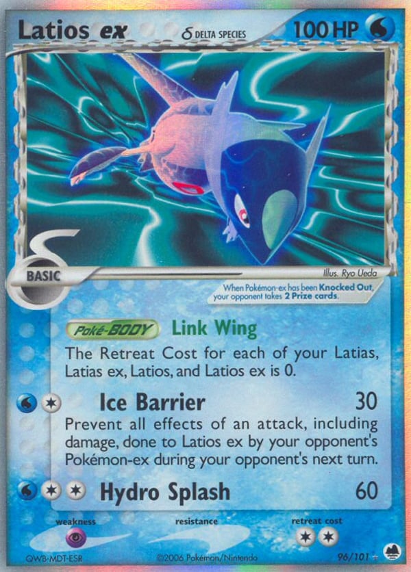 Latios ex δ – Rare Holo EX – Dragon Frontiers