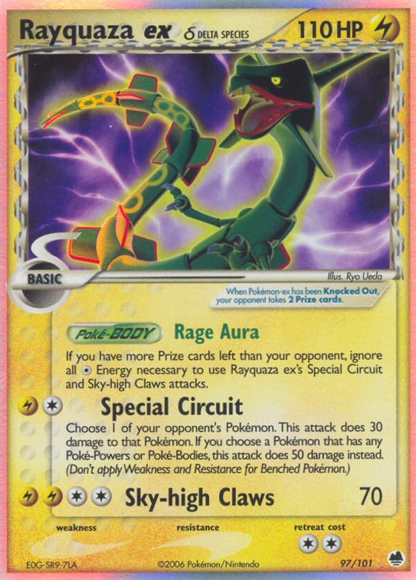 Rayquaza ex δ – Rare Holo EX – Dragon Frontiers