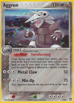 Aggron – Rare Holo – Power Keepers