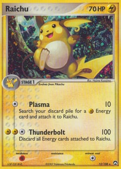 Raichu – Rare Holo – Power Keepers