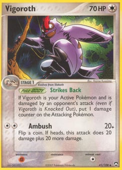 Vigoroth – Uncommon – Power Keepers