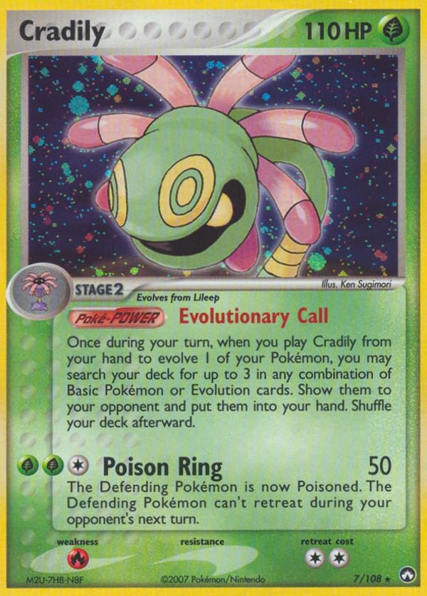Cradily – Rare Holo – Power Keepers
