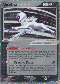 Absol ex – Rare Holo EX – Power Keepers