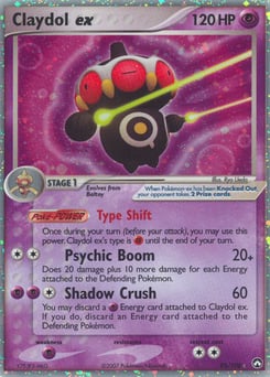 Claydol ex – Rare Holo EX – Power Keepers
