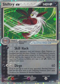 Shiftry ex – Rare Holo EX – Power Keepers