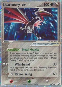 Skarmory ex – Rare Holo EX – Power Keepers