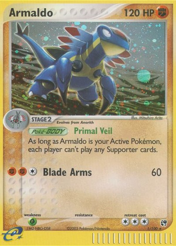 Armaldo – Rare Holo – Sandstorm