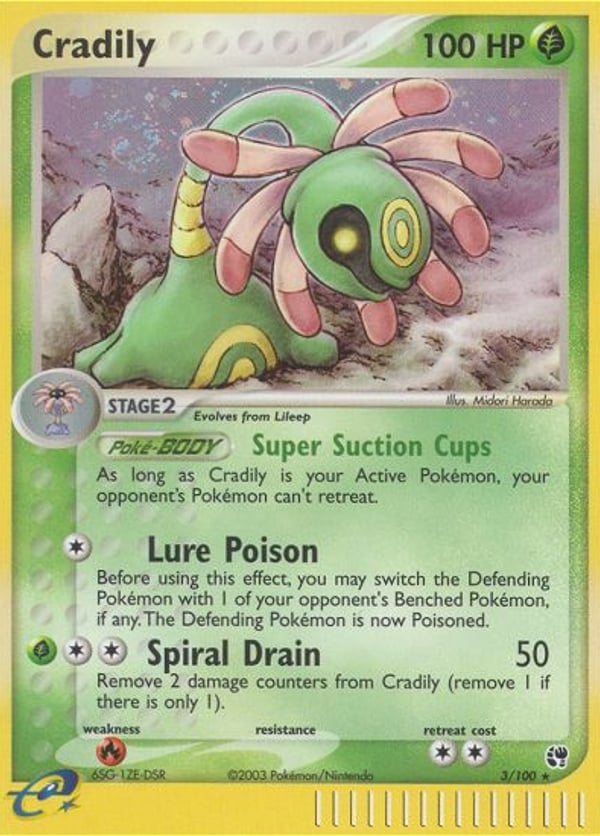 Cradily – Rare Holo – Sandstorm