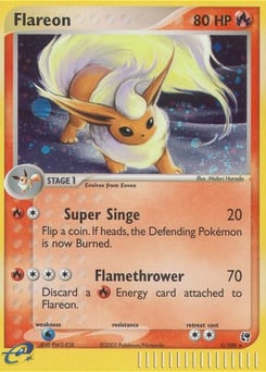 Flareon – Rare Holo – Sandstorm