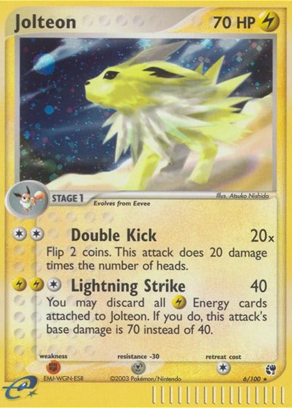 Jolteon – Rare Holo – Sandstorm