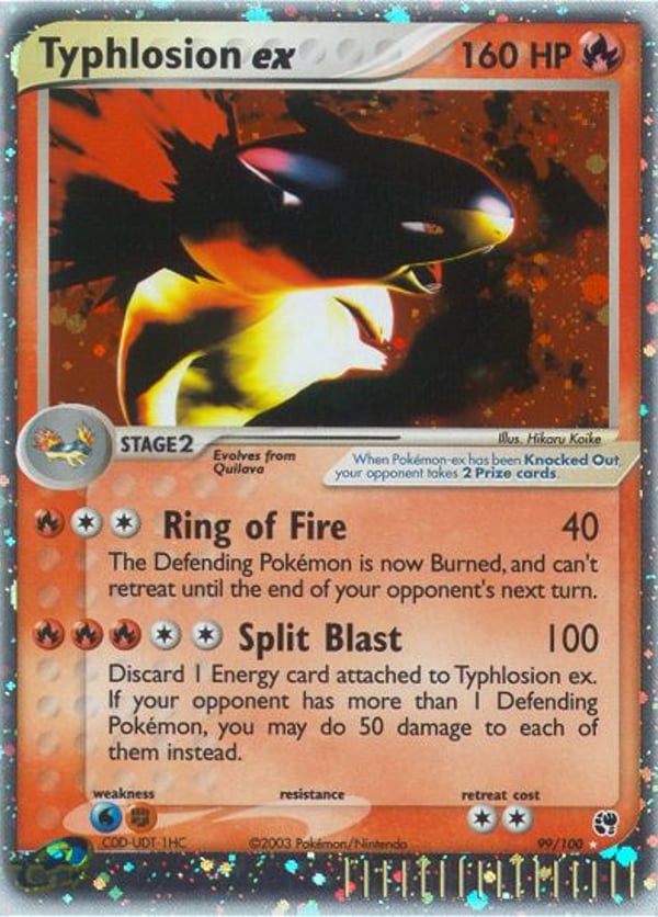 Typhlosion ex – Sandstorm