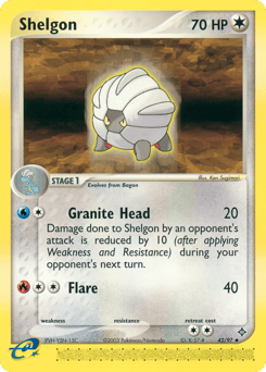 Shelgon – Uncommon – Dragon
