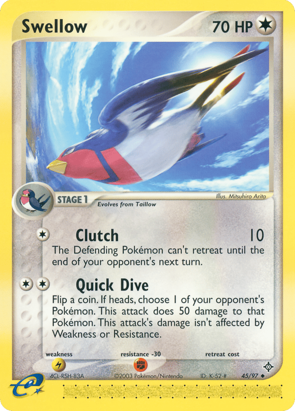 Swellow – Dragon
