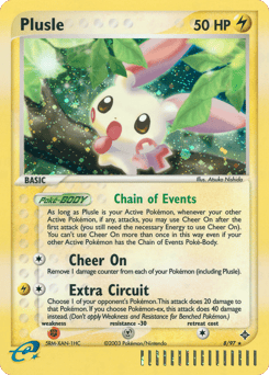 Plusle – Rare Holo – Dragon