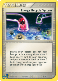 Energy Recycle System – Uncommon