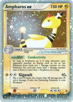 Ampharos ex – Rare Holo EX – Dragon