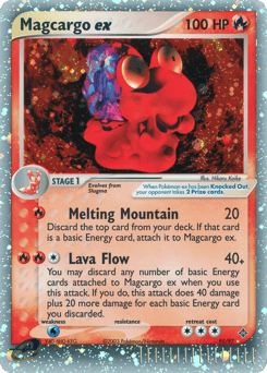 Magcargo ex – Rare Holo EX – Dragon