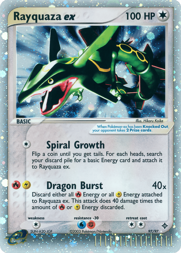 Rayquaza ex – Dragon