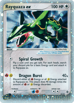 Rayquaza ex – Rare Holo EX – Dragon