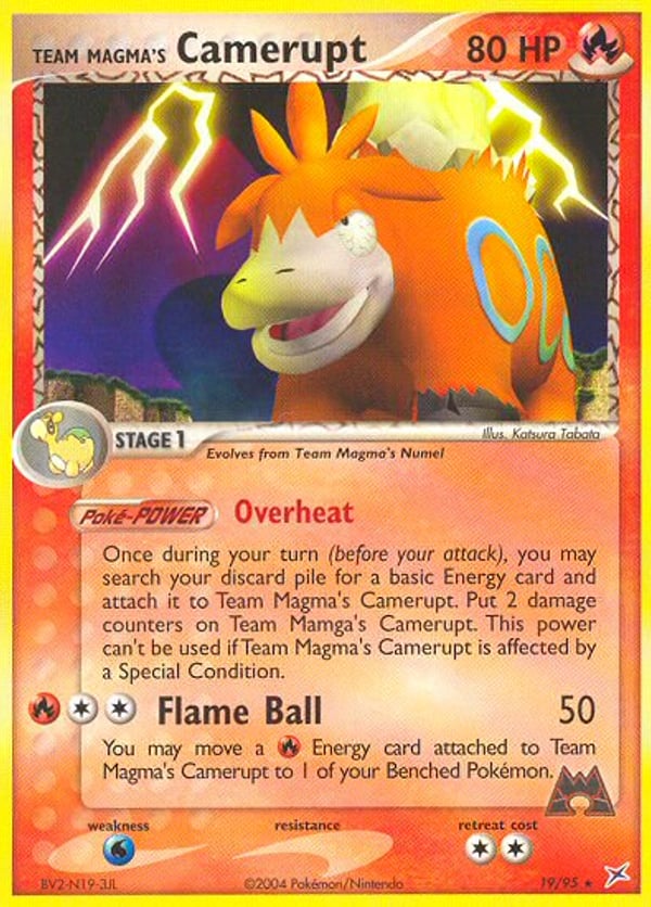 Team Magma's Camerupt – Rare – Team Magma vs Team Aqua