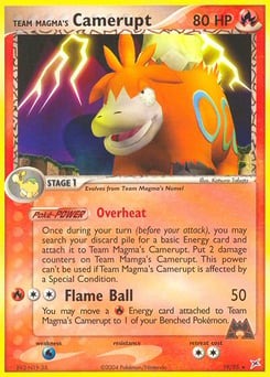 Team Magma's Camerupt – Rare – Team Magma vs Team Aqua