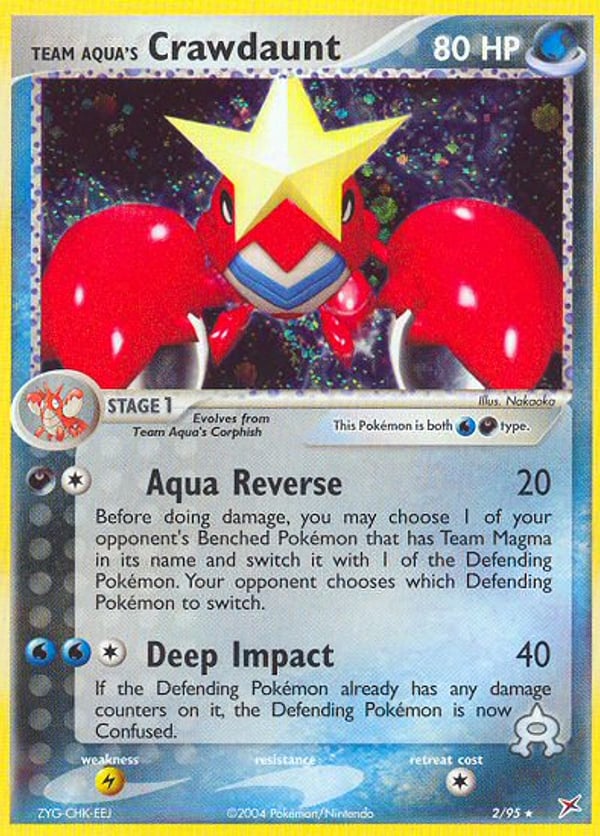 Team Aqua's Crawdaunt – Team Magma vs Team Aqua