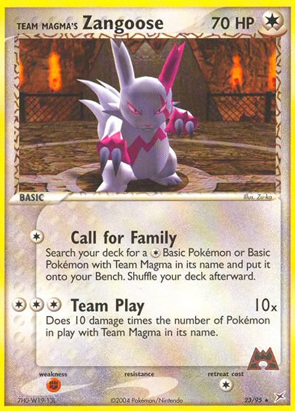 Team Magma's Zangoose – Team Magma vs Team Aqua