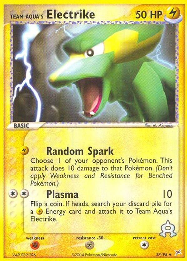 Team Aqua's Electrike – Team Magma vs Team Aqua