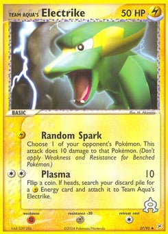 Team Aqua's Electrike – Uncommon – Team Magma vs Team Aqua