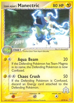 Team Aqua's Manectric – Uncommon – Team Magma vs Team Aqua