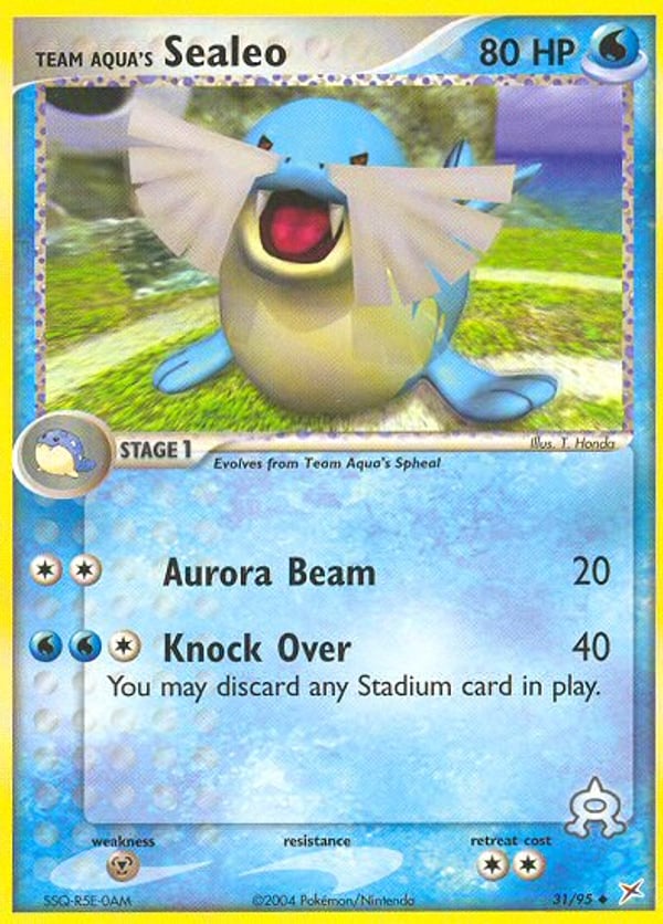 Team Aqua's Sealeo – Team Magma vs Team Aqua