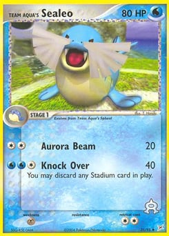 Team Aqua's Sealeo – Uncommon – Team Magma vs Team Aqua