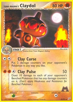Team Magma's Claydol – Uncommon – Team Magma vs Team Aqua
