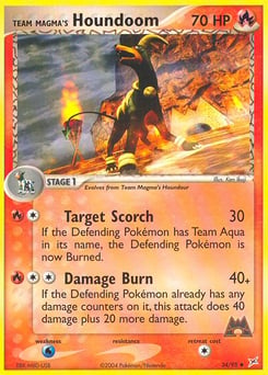 Team Magma's Houndoom – Uncommon – Team Magma vs Team Aqua