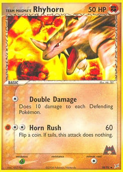 Team Magma's Rhyhorn – Uncommon – Team Magma vs Team Aqua