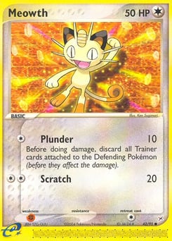 Meowth – Common – Team Magma vs Team Aqua