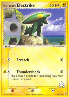 Team Aqua's Electrike – Common – Team Magma vs Team Aqua