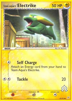 Team Aqua's Electrike – Common – Team Magma vs Team Aqua