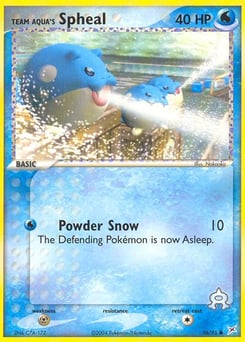 Team Aqua's Spheal – Common – Team Magma vs Team Aqua