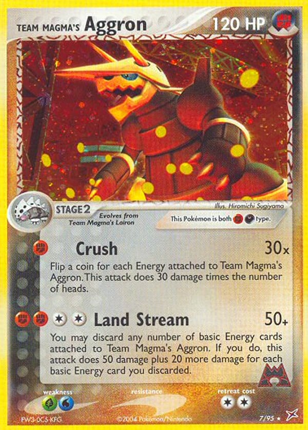Team Magma's Aggron – Team Magma vs Team Aqua