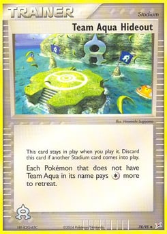Team Aqua Hideout – Uncommon