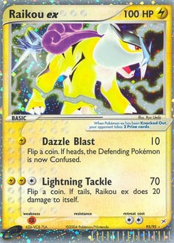 Raikou ex – Rare Holo EX – Team Magma vs Team Aqua