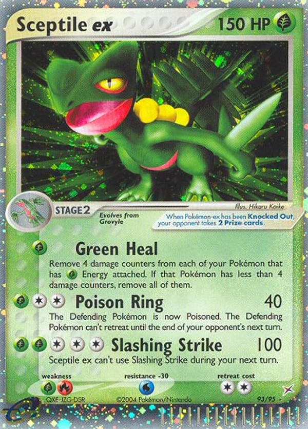 Sceptile ex – Team Magma vs Team Aqua