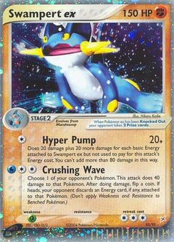 Swampert ex – Rare Holo EX – Team Magma vs Team Aqua