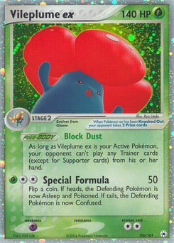 Vileplume ex – Rare Holo EX – Hidden Legends