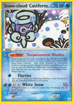 Snow-cloud Castform – Rare